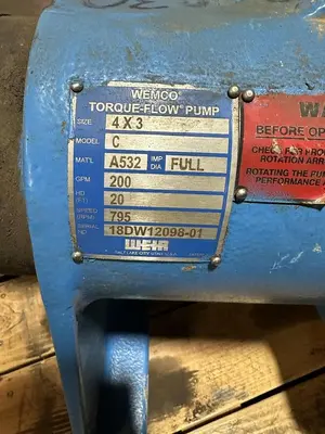 USED WEMCO 4X3