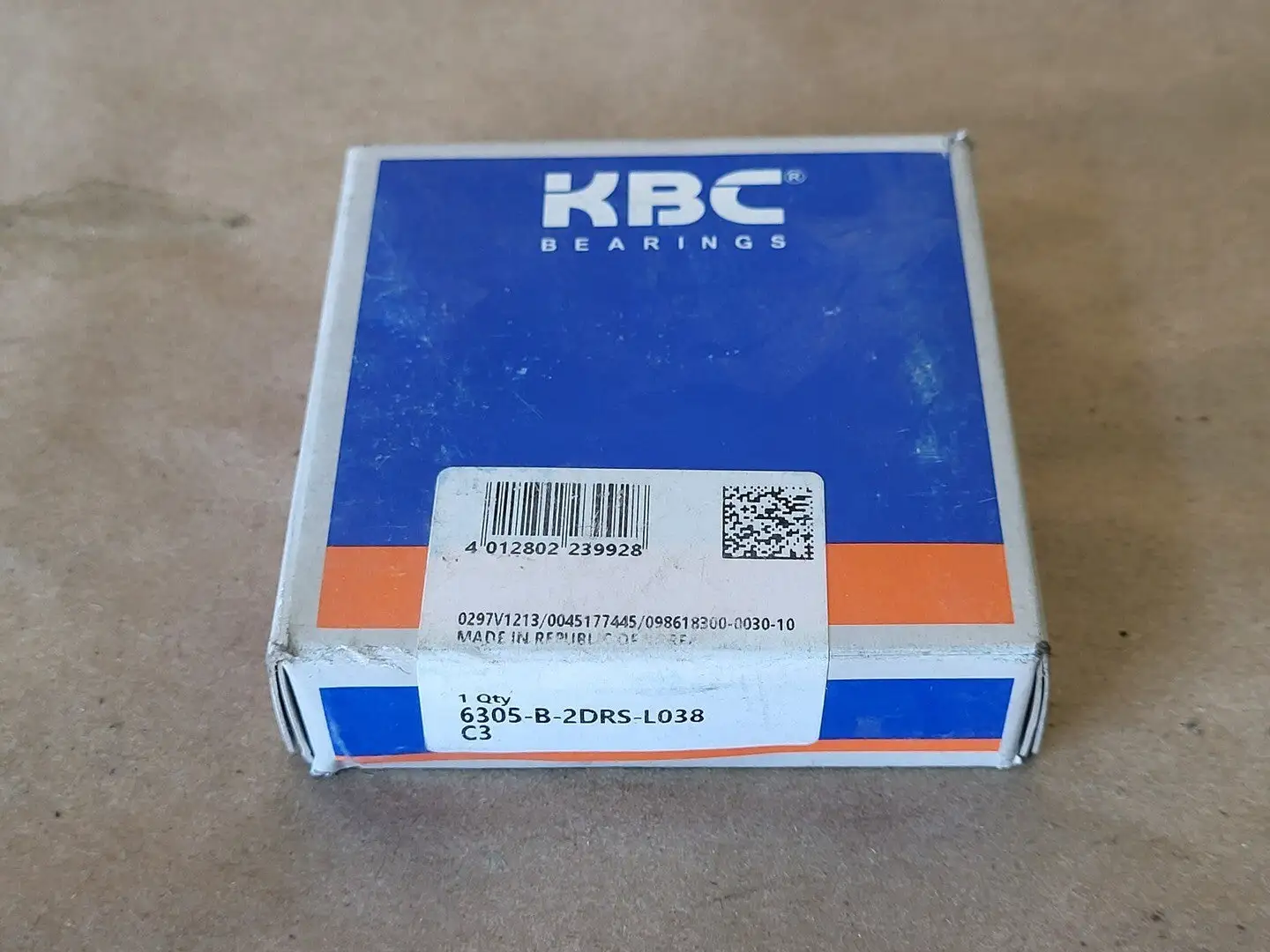 NEW KBC 6305-B-2DRS-L038-C3