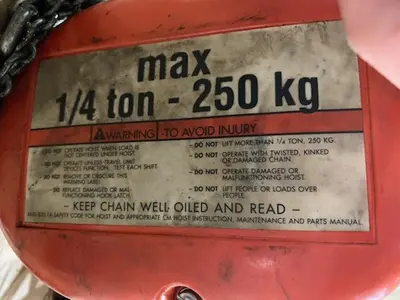 CM Lodestar 1/4 Ton Hoist B2