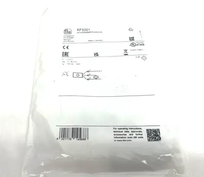 New | in-Stock ifm Stainless Steel Capacitive Sensor Normally Open, KFA3040BBPKG/NI/ Proximity Sensors Michigan US | Maverick Industrial Sales #1424135