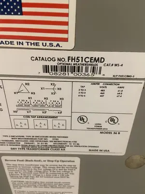 USED FEDERAL PACIFIC FH51CEMD