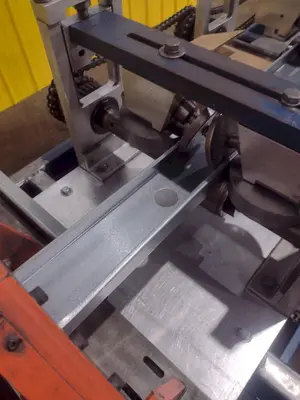 12 STAND X 10" KNUDSON MODEL #KS-2468 STUD & TRACK FRAMING ROLLFORMER, WITH AMS CONTROLS: STOCK #18942