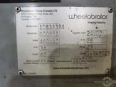 Used 2015 WHEELABRATOR Unknown Blast Cleaning Georgia US | The Equipment Hub #1304950