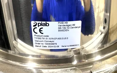 Used Piab piFLOWt, T.P20G.TX1 .51.10 Conveyors Michigan US | Maverick Industrial Sales #1391693