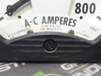 Westinghouse KA-241 AC Ampere Meter 0-800A 291B461A27 Used