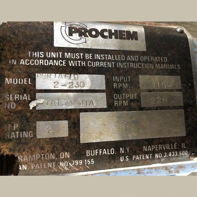 USED PROCHEM PORTAFLO 2-230