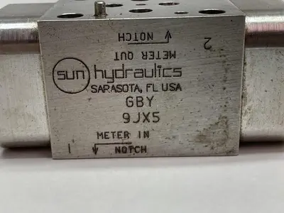 Used SUN HYDRAULICS GBY 9JX5 Pump & Valve Parts Ohio US | Surplus Asset Holdings #1246346