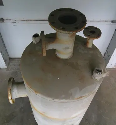 SPC9128  Tank 150 gallon vertical tank, CS, dish