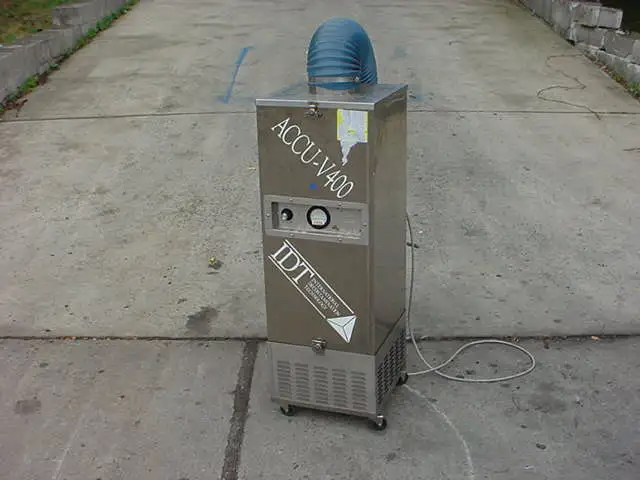 Used INTERNATIONAL DECONTAMINATION TECH ACCU V 400 Dust Collectors New Jersey US | Champion Trading Corporation #423483