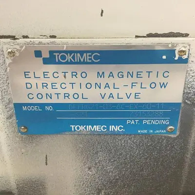 USED TOKIMEC DEFRG21-03-6C-EX-60-11-S21