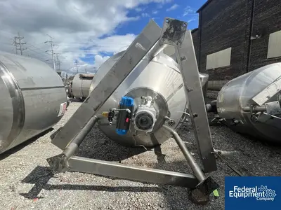 USED Stainless Fabrication 700 Gal SFI Mix Kettle, 316 S/S, 15/150#