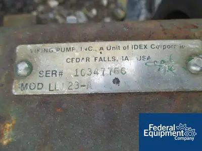 USED Viking Pump 3" Viking Rotary Gear Pump, C/S, 7.5 HP