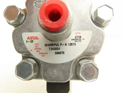 Asco P-N13873 Mikropul 3/4" Pneumatic Aluminum Diaphragm Valve 1/8" NPT