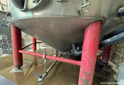 Used 8,400 Gallon (200 BBL) Stainless Steel Jacketed Tank – Cone Bottom Fermentation & Storage Vessel with CIP