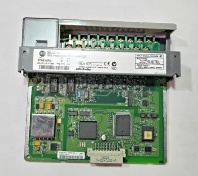 ALLEN BRADLEY SLC 500 1746-NR4 SER B 1746NR4 ANALOG INPUT MODULE RTD/RESISTANCE