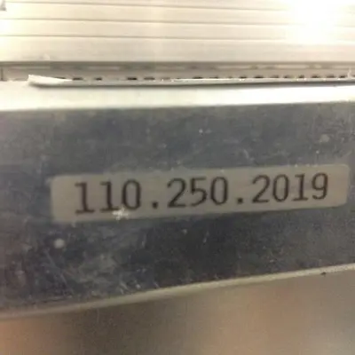 USED NETSTAL 110.250.2019