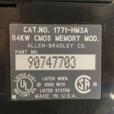 USED ALLEN BRADLEY 1771-HS1 SER A