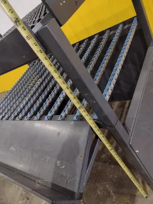 59" X 36" X 52" STEEL PARTS TABLE: STOCK #20615