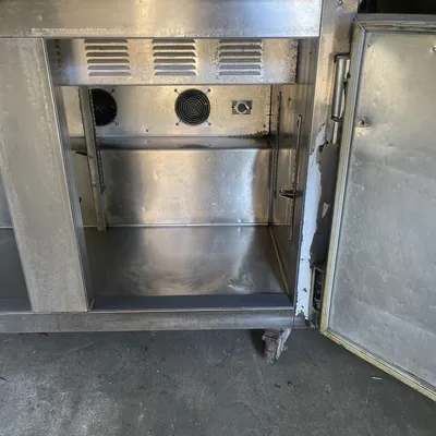 174-0208 Leader NSFM48 48" Self Contained Mega Top Sandwich Prep Cooler