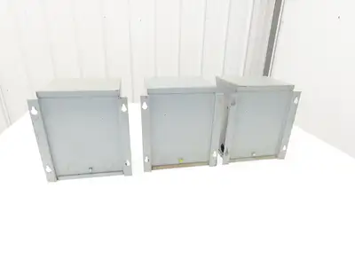 Square D 2S1F Stepdown Power Transformer 2KVA 1Ph HV 240/480 LV 120/240 Lot of 3