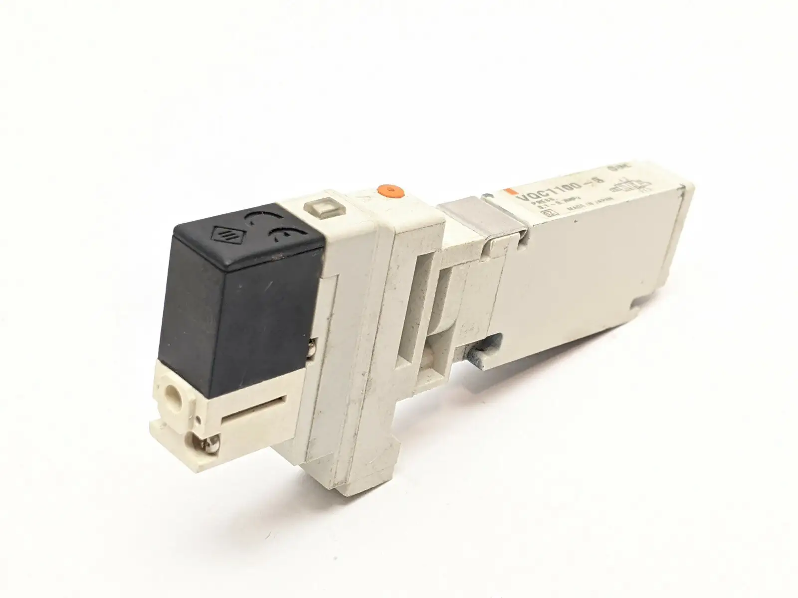 VQC1100-5 | SMC  Single Solenoid Plug-in Valve 5 Port - Used