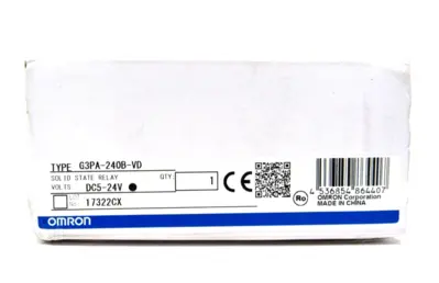 NEW OMRON G3PA-240B-VD RELAY DC5-24V G3PA240BVD
