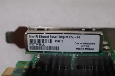 Intel I350-T4V2 I350-T4 PCI-E Quad Port RJ45 Gigabit Server Adapter STOCK H1035A