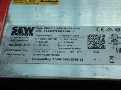 USED SEW EURODRIVE PHC21AA040M1E31A00