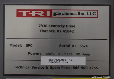Used TRI-PACK TE-280 Cappers Illinois US | Aaron Equipment #86995