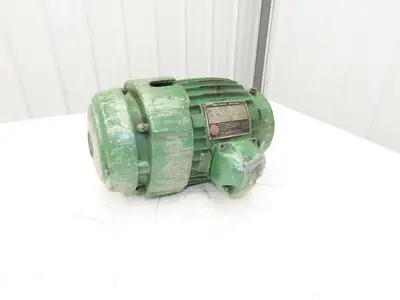 US Motors F-F166-00 AC Motor 2Hp 1730rpm 230/460V 60Hz 3Ph 145TC Frame