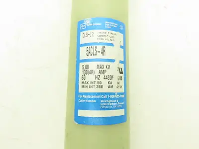 Cutler-Hammer 5ACLS-4R Fuse 130A 5.08KVAC Motor Circuit Current Limiting