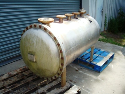 650 L S/S Horiz Pressure Vacuum Vessel