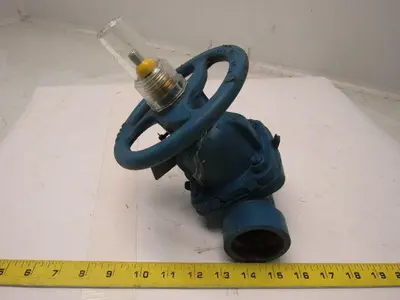 Dia-Flo 015-2472-903-00M 1-1/2" Weir Diaphragm Valve Cast Steel Socket Weld