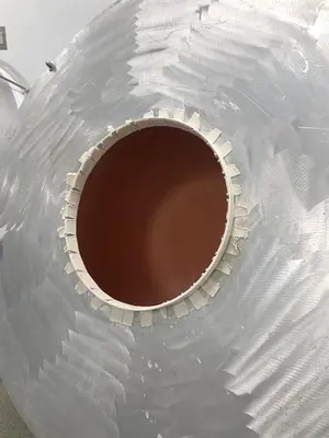 Stokes 40" diameter canvas polishing pan