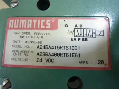 USED NUMATICS A24BA415RT61E61
