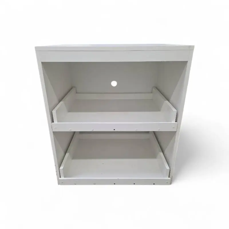 2 cubby storage with pullout drawers 30x24x34