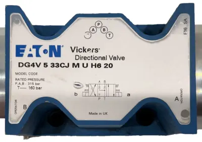 New | in-Stock Vickers DG4V-5-33CJ-M-U-H6-20 Solenoid Valves Michigan US | SB Industrial Supply #1210521