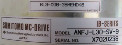 NEW SUMITOMO BL3-09B-35MEHDK6 GEAR BOX ANFJ-L30-SV-9 BL309B35MEHDK6