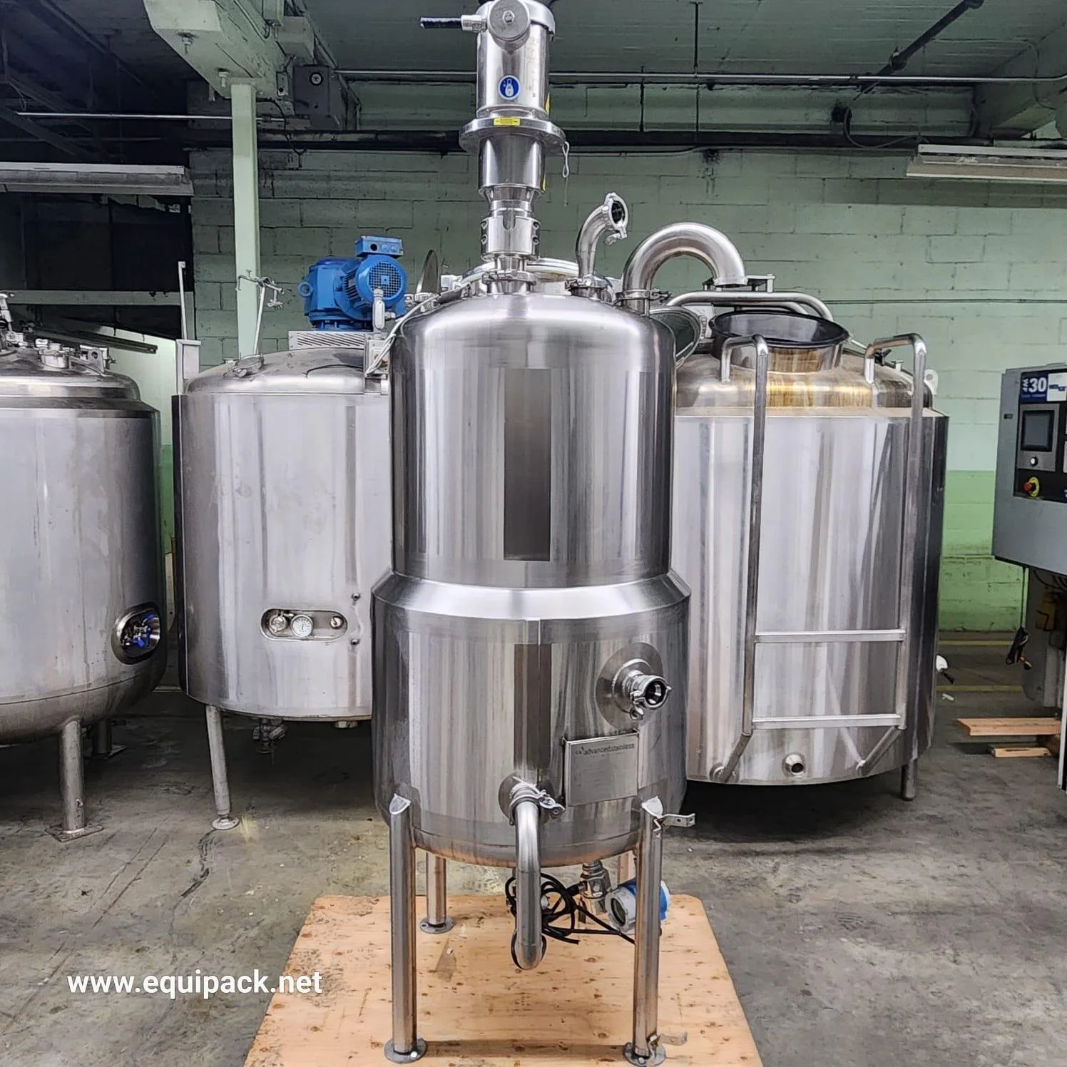 2019 Atmospheric Storage tank 184.24 US Gal. 1/2 Jacketed, by Advanced Stainless # 7615