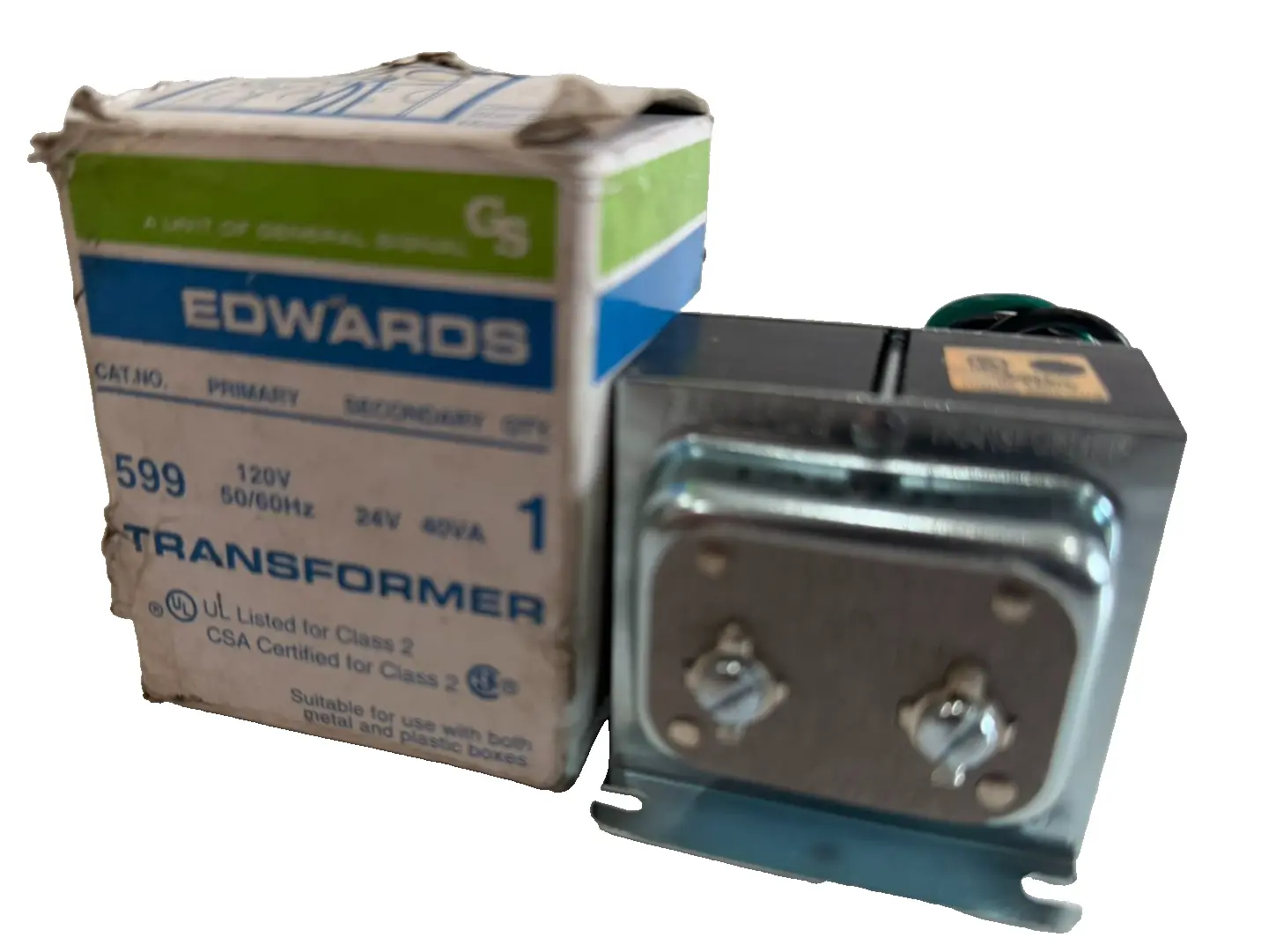 NEW EDWARDS SIGNALING 599 TRANSFORMER 120V 50/60HZ