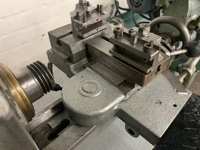 5999-440 Benzinger Inside Turning Horizontal Ring Lathe with Precision Radius Attachment & Lever Operated Cross Slide