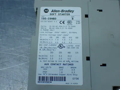 NEW ALLENBRADLEY 150C9NBD