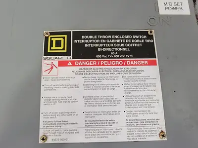 USED SQUARE D DTU362