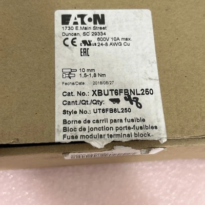 NEW Eaton XBUT6FBNL250