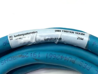 USED LUMBERG AUTOMATION ETHERNET CORDSET M12M TO RJ45M 900004148