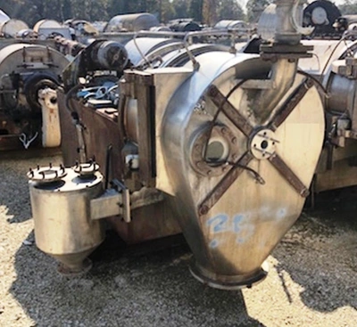 Heinkel HF 600.1 Inverting Filter centrifuge, Hastelloy C22.