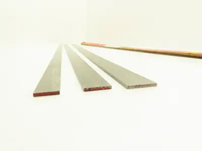 4142 Alloy Steel Ground Flat Bar 1/8"thick 36"L  1", 3/4", 1-1/4"Width Lot of 3