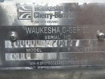 SPX Waukesha C114 Stainless Sanitary Centrifugal Pump 1.5x1.5" 1Hp 115/230V 1PH