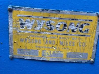 Used WYSONG 1052 Power Squaring Shears (Gauge) California US | Heavy Wall Consulting #1547782