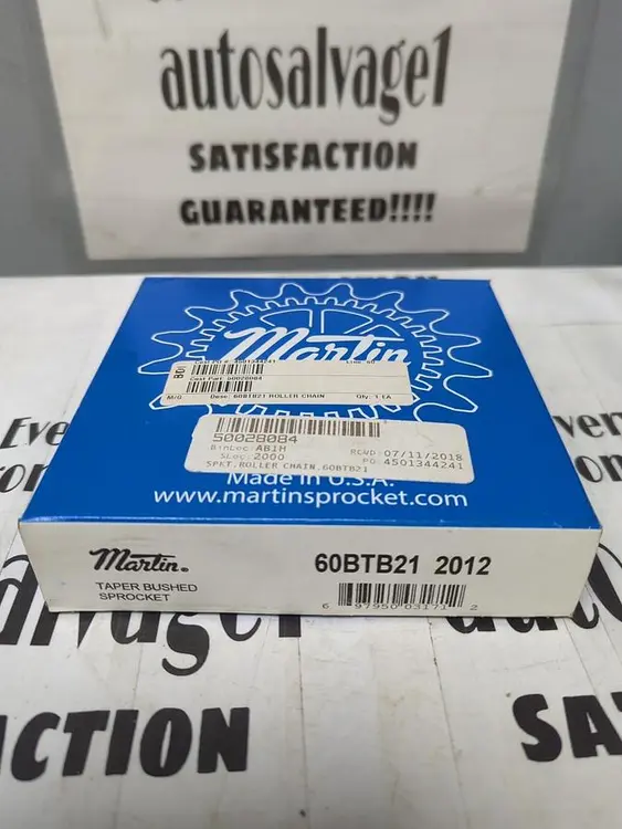 New | in-Stock MARTIN 60BTB21 2012 Conveyor Parts Ohio US | Surplus Asset Holdings #1234954